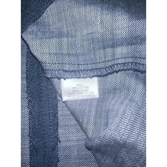 WAYF  Blue Chambray A-Line Dress Size Medium - Picture 6 of 7